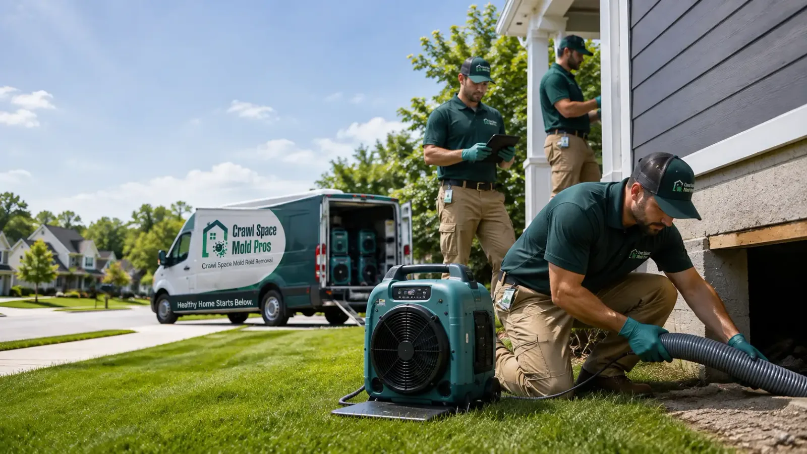 Crawl Space Mold Removal in Dunlap, IL